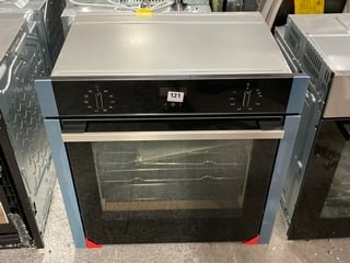 NEFF SLIDE & HIDE BUILT IN SINGLE ELECTRIC OVEN: MODEL B3ACE4HNOB - RRP £699: LOCATION - C5