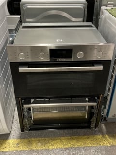 BOSCH BUILT IN DOUBLE ELECTRIC OVEN: MODEL NBS533BS0B - RRP £959: LOCATION - C5