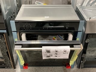 NEFF SLIDE AND HIDE BUILT IN SINGLE ELECTRIC OVEN: MODEL B6ACH7HH0B - RRP £794: LOCATION - C6