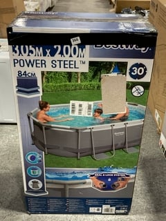 BESTWAY POWER STEEL 3.05 X 2M SWIMMING POOL: LOCATION - C6