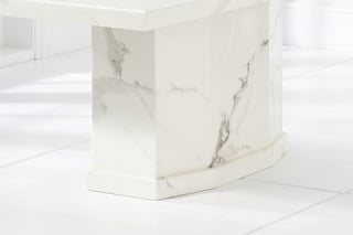 CARVELLE/CALVERA WHITE MARBLE 200CM DINING TABLE - BASE ONLY: LOCATION - A3