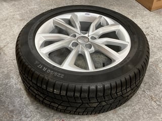 AUDI TT ORIGINAL ALLOY TO INCLUDE CONTINENTAL CONTI WINTER TIRE SIZE 225/50 R17 94H: LOCATION - A6