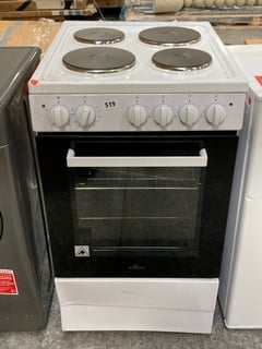 WILLOW 62 LITRE FREESTANDING ELECTRIC COOKER - MODEL NO. WE50SSW: LOCATION - A7