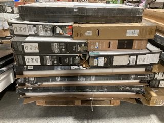 (COLLECTION ONLY) PALLET OF ASSORTED TVS - PCB BOARDS REMOVED - SPARES & REPAIRS TO INCLUDE TOSHIBA 55UF3D53DB 55" 4K HDR ALEXA FIRE TV: LOCATION - A8