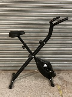 EVOLAND FOLDING EXERCISE BIKE IN BLACK - RRP £100.00: LOCATION - A1