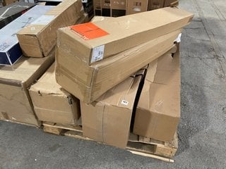 PALLET OF ASSORTED FLOOR LAMPS TO INCLUDE JOHN LEWIS & PARTNERS DEVON FLOOR LAMP IN MATT WHITE FINISH: LOCATION - B3