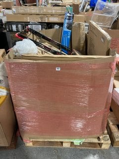 PALLET OF ASSORTED ITEMS TO INCLUDE LIFETIME 6FT PORTABLE TABLE: LOCATION - B3 (KERBSIDE PALLET DELIVERY)