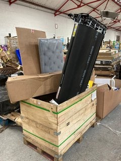 PALLET OF ASSORTED ITEMS TO INCLUDE EV TOWER: LOCATION - B4 (KERBSIDE PALLET DELIVERY)