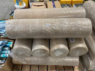 PALLET OF 10 ROLLS OF 46 METRE WOVEN MATTING: LOCATION - B4 (KERBSIDE PALLET DELIVERY)