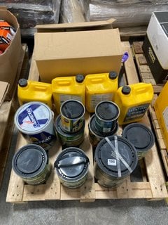 (COLLECTION ONLY) PALLET OF ASSORTED HOME IMPROVEMENT ITEMS TO INCLUDE EVER BUILD WATER SEAL 5L: LOCATION - B5