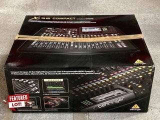 BEHRINGER X32 COMPACT DIGITAL MIXER RRP: £979: LOCATION - A1