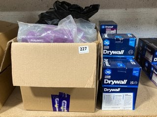 QTY OF ASSORTED HOME IMPROVEMENT ITEMS TO INCLUDE JOHN GEORGE DRYWALL 3.5 X 42MM SCREWS: LOCATION - BR16