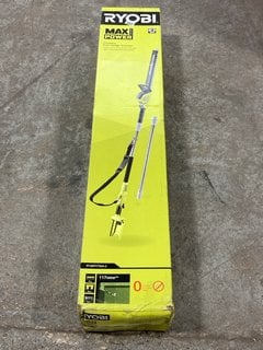 RYOBI RY36PHT50A-0 CORDLESS POLE HEDGE TRIMMER - RRP £120: LOCATION - BR17