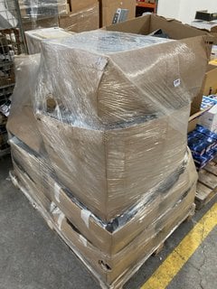 PALLET OF ASSORTED HOME IMPROVEMENT ITEMS TO INCLUDE QTY OF METPOST TYPE 38 FENCE PANEL HINGES: LOCATION - B5 (KERBSIDE PALLET DELIVERY)