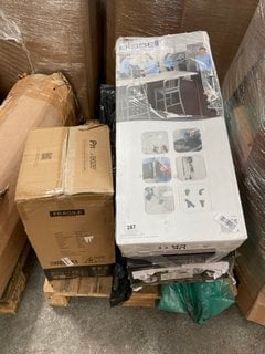 PALLET OF ASSORTED HOUSEHOLD ITEMS TO INCLUDE PROBREEZE 20L SMART COMPRESSOR DEHUMIDIFIER: LOCATION - B7 (KERBSIDE PALLET DELIVERY)