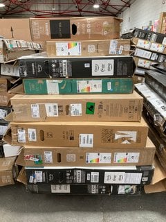 (COLLECTION ONLY) PALLET OF ASSORTED TVS - PCB BOARDS REMOVED - SPARES & REPAIRS TO INCLUDE SONY BRAVIA 65X80L 65" 4K HDR TV: LOCATION - B8