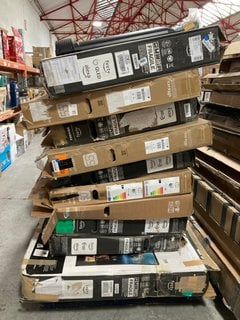 (COLLECTION ONLY) PALLET OF ASSORTED TVS - PCB BOARDS REMOVED - SPARES & REPAIRS TO INCLUDE SAMSUNG CU7100 43" CRYSTAL UHD 4K SMART TV: LOCATION - B8