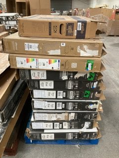 (COLLECTION ONLY) PALLET OF ASSORTED TVS - PCB BOARDS REMOVED - SPARES & REPAIRS TO INCLUDE TOSHIBA 50UF3D53DB 50" 4K HDR FIRE TV: LOCATION - A6