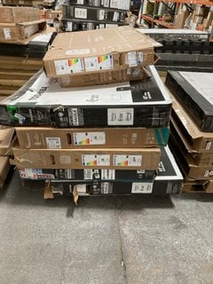 (COLLECTION ONLY) PALLET OF ASSORTED TVS - PCB BOARDS REMOVED - SPARES & REPAIRS TO INCLUDE HISENSE 65A6KTUK 65" TV: LOCATION - A7