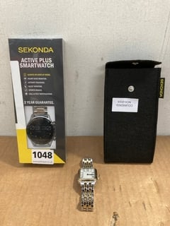 SEKONDA MONICA WOMENS 2 TONE STAINLESS STEEL WATCH TO ALSO INCLUDE SEKONDA ACTIVE PLUS SMART WATCH: LOCATION - C4