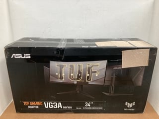 ASUS VG3A SERIES 34" TUF GAME ULTRA WIDE CURVED GAMING MONITOR - RRP £356.99: LOCATION - C4