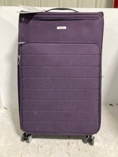 ROCK MEDIUM SIZED SUITCASE IN DARK PURPLE: LOCATION - WA5