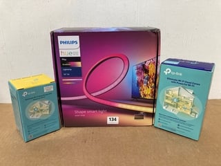 3 X HOUSEHOLD ITEMS TO INCLUDE PHILIPS LIGHT STRIP FOR 75" TV: LOCATION - WA6