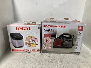 TEFAL PAIN & DELICES BREAD MAKER TO ALSO INCLUDE MORPHY RICHARDS POWER STEAM ELITE STEAM IRON: LOCATION - WA9