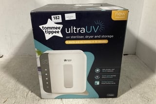 TOMMEE TIPPEE ULTRA UV STERILIZER, DRYER & STORAGE SET IN WHITE - RRP £150: LOCATION - WA10