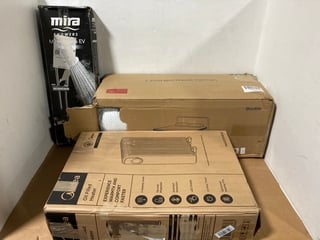 3 X ASSORTED HOMEWARE ITEMS TO INCLUDE MIDEA OIL FILLED HEATER IN WHITE - MODEL: MHO231R11BPW: LOCATION - WA11