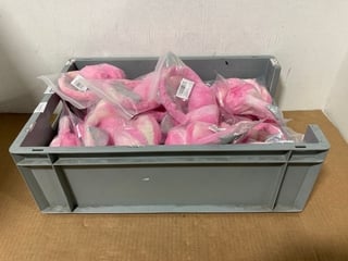 QTY OF RUMYVE UNICORN PLUSH EARMUFFS IN PINK: LOCATION - A16