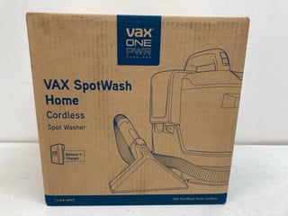 VAX ONE POWER CORDLESS HOME SPOTWASH SYSTEM (SEALED) MODEL NO CLSW-MPKP - RRP £249.99: LOCATION - BOOTH