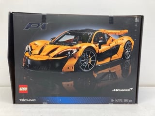 LEGO TECHNIC MCLAREN P1 CAR SET FOR ADULTS 42172 - RRP £390: LOCATION - BOOTH