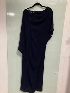 RALPH LAUREN WOMENS APRIL JUMPSUIT IN NAVY - SIZE UK 12 - RRP £299: LOCATION - A10