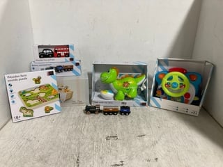 7 X ASSORTED JOHN LEWIS & PARTNERS TOYS TO INCLUDE MY FIRST DRIVING KIT TOY SET: LOCATION - A8