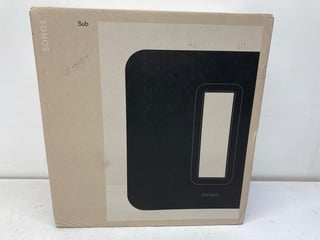 SONOS SUB (GEN 3) IN BLACK- RRP £729.00: LOCATION - BOOTH