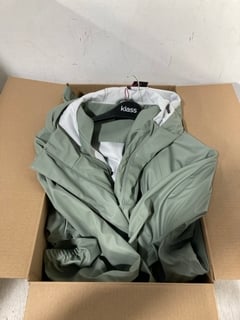 4 X KLASS WOMENS JACKETS IN GREEN UK SIZE L / XL - COMBINED RRP:£220: LOCATION - A7