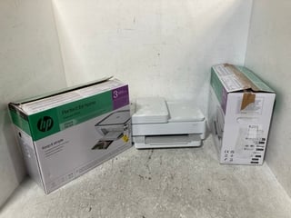 3 X ASSORTED PRINTERS TO INCLUDE DESKJET 2810E WIRELESS PRINTER: LOCATION - A4