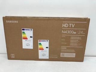 SAMSUNG HD TV N4300 24 INCH LED SMART TV( SEALED) -RRP £189.00: LOCATION - BOOTH