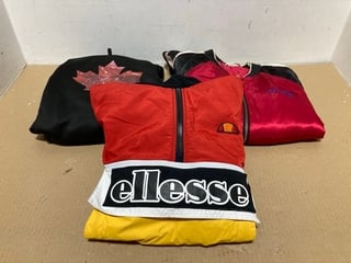 3 X ASSORTED STYLE MENS HOODIES AND JACKETS TO INCLUDE ELLESSE JACKET IN MULTI/BLACK UK SIZE L: LOCATION - B1