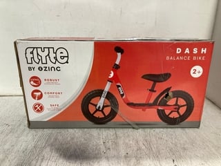 FLYTE BY ZINC DASH BALANCE BIKE IN RED/WHITE/BLACK: LOCATION - B8