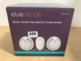 ELVIE QUIET, HANDS FREE DOUBLE ELECTRIC BREAST PUMP - RRP £299: LOCATION - B12