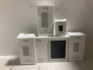 5 X RING ITEMS TO INCLUDE 3 X RING CHIME PROS: LOCATION - WA2