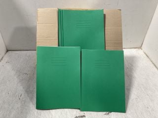 QTY OF ASSORTED FINDEL EVERYDAY A4 LINED WORKBOOKS IN GREEN: LOCATION - B16