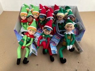 QTY OF THE ELF ON THE SHELF SANTAVERSE ELF MATES WITH VARIOUS PROFESSIONS: LOCATION - B17