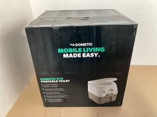 DOMETIC 976 PORTABLE TOILET IN WHITE: LOCATION - B17