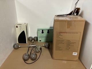 5 X ASSORTED JOHN LEWIS & PARTNERS LIGHTING TO INCLUDE CERAMIC RADIUM WALL LIGHT IN WHITE: LOCATION - C17