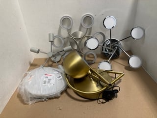 5 X ASSORTED JOHN LEWIS & PARTNERS LIGHTING TO INCLUDE SAINT LED CEILING LIGHT: LOCATION - C16