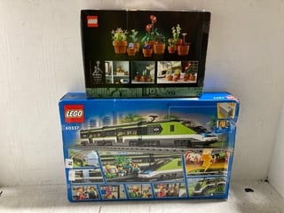 LEGO BOTANICAL COLLECTION TINY PLANTS SET TO INCLUDE LEGO CITY TRAIN SET: LOCATION - WA2