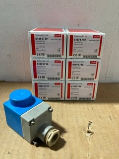 7 X DANFOSS 018F6730 SOLENOID COILS: LOCATION - C14